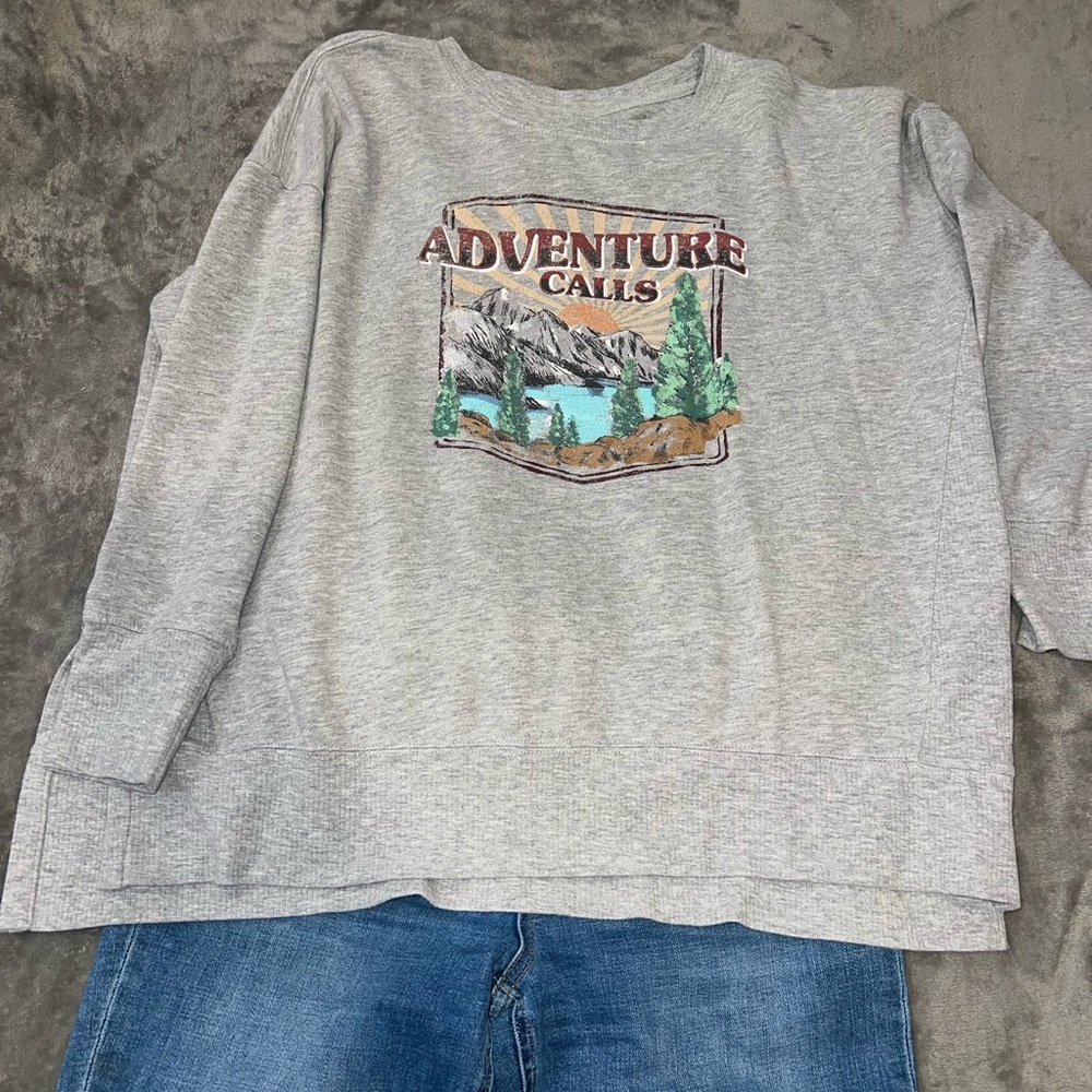Adventure Calls Gray women’s Shirt